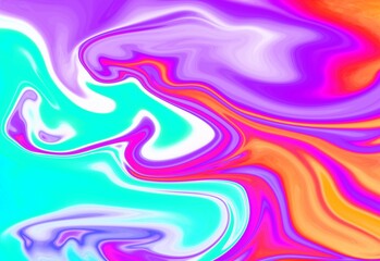 Abstract pink blue and purple gradient wave liquid background. Neon light curved lines and geometric shape with colorful graphic design.
