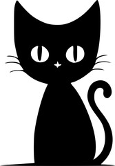 Cat - High Quality Vector Logo - Vector illustration ideal for T-shirt graphic