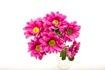 Beautiful bouquet of flowers on white background - Vintage Light Filter, the spring is here!