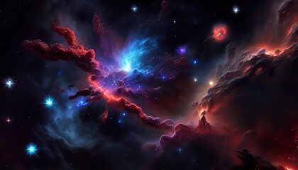 Obraz na płótnie Canvas Exploring the Mysteries of the Cosmos: 49 Keywords for Nebula