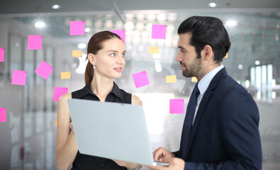 business team working at office