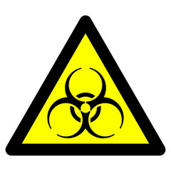 biohazard warning sign