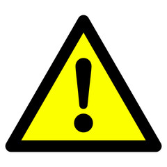 Warning danger sign