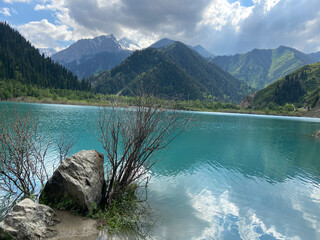 lake in the mountains