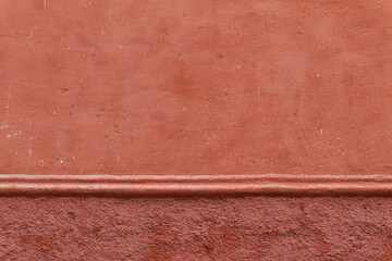 Fototapeta premium Textured painted wall in assorted two tone colors, with bullnose feature