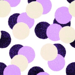 Watercolor paint circle seamless polka dots pattern for wrapping paper and kids clothes print and fabrics