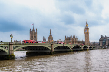 Big Ben and Houses of parliament in Westminster, London, UK 2023 