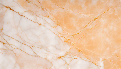 Luxury peach marble texture, light orange background