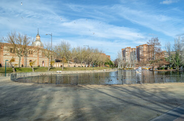 Obraz premium Park in Talavera de la Reina, Castilla La Mancha, Spain