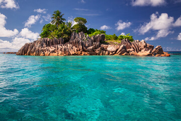 Tropical island in Seychelles