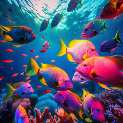 Fototapeta premium fish in the sea