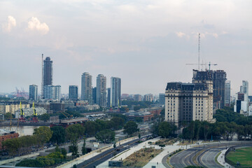 Fototapeta na wymiar Buenos Aires Argentina City Buildings