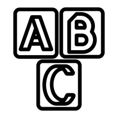 alphabet icon