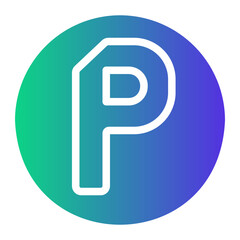 letter p icon