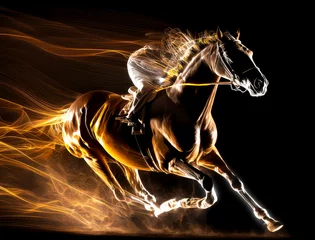 Foto op Canvas horse racing photography, ai © Fatih Nizam