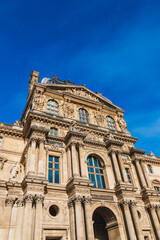 Fototapeta premium The façade of a building in Paris, France