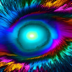 abstract background with eye