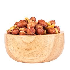 peanuts isolated on white background pile shell