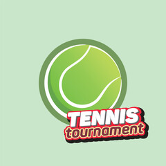 Tennis tournament logo