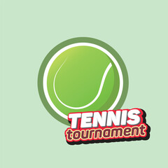 Tennis tournament logo