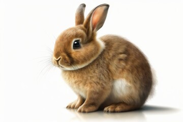 Obraz premium rabbit isolated on white