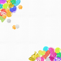 background with candy