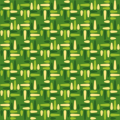 Spotted seamless pattern for decorating any surfaces or things. Timeless abstract ornament.
