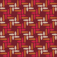 Spotted seamless pattern for decorating any surfaces or things. Timeless abstract ornament.