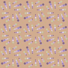 Spotted seamless pattern for decorating any surfaces or things. Timeless abstract ornament.