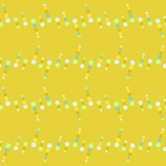 Spotted seamless pattern for decorating any surfaces or things. Timeless abstract ornament.