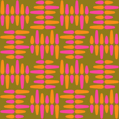 Spotted seamless pattern for decorating any surfaces or things. Timeless abstract ornament.
