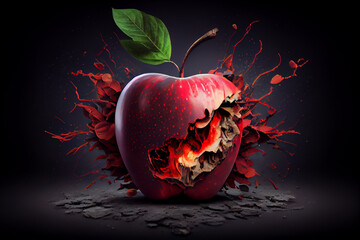 The Apple of Perfection: A Creative Take on a Classic Fruit - Generative Ai