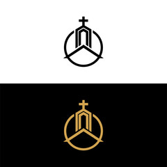 Fototapeta premium Logo church