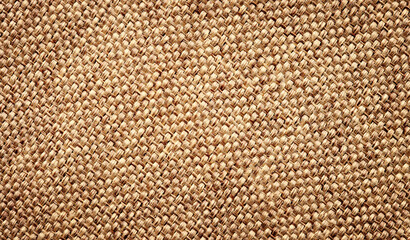 burlap texture background, beige jute fiber fabric