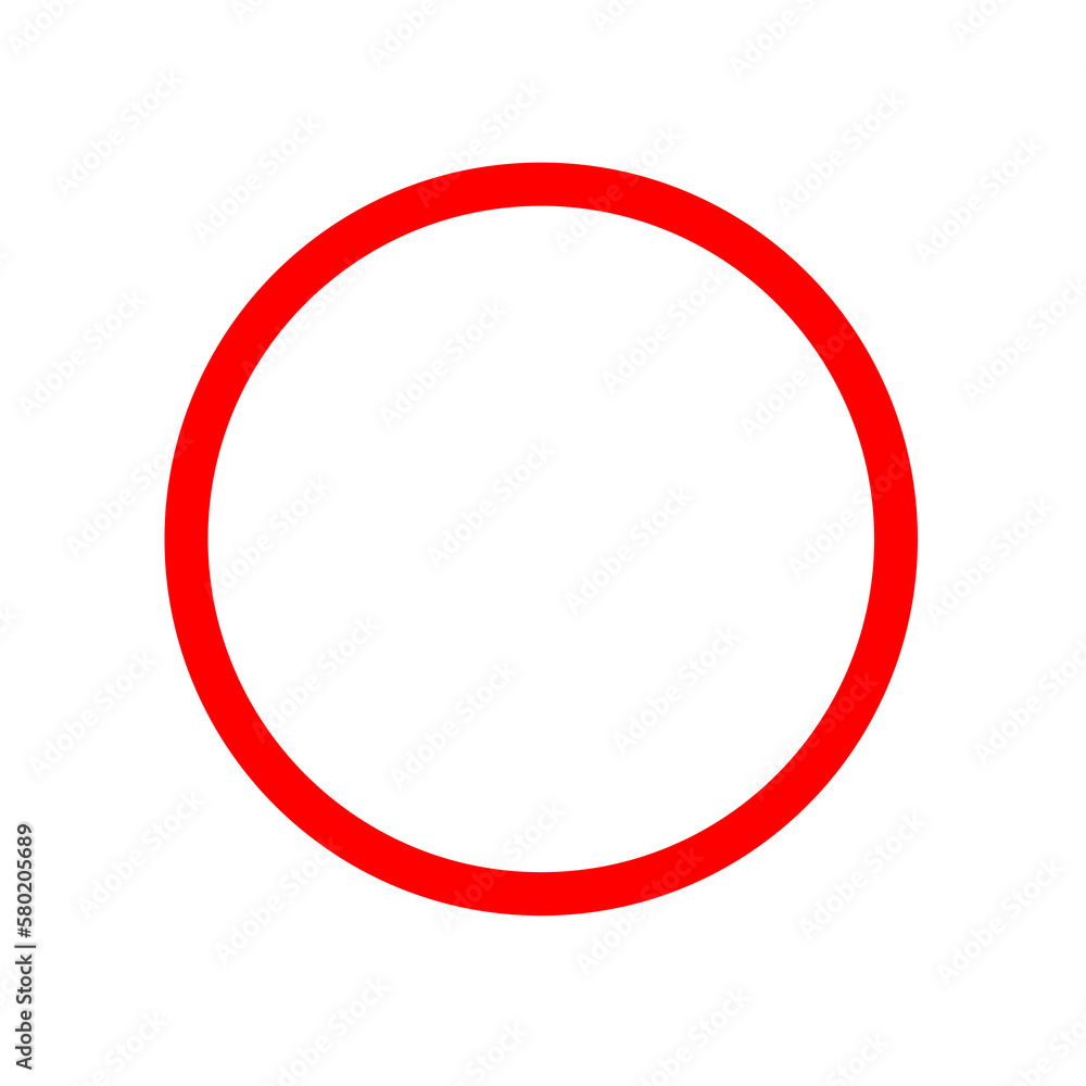 Poster red round frame design transparent element png