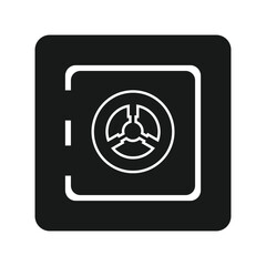 safe icon vector