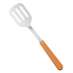 Spatula 3D Illustration. Spatula 3D Icon.