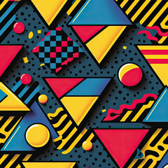 Obraz premium background with shapes