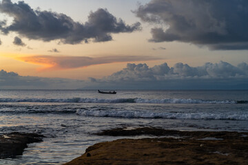 Obraz premium Sunset Balangan Beach Bali Indonesia