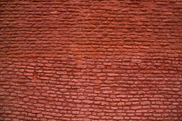 Old red brick wall texture background. Red brick wall texture background