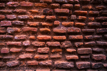 Old historical building brick wall texture background. Brick wall abstract texture background
