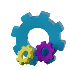 Gear 3D Icon
