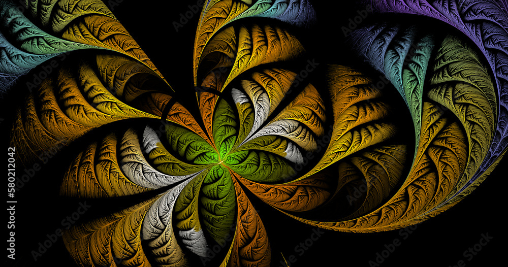 Poster computer generated image for elegant background or high tech design