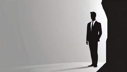 Fototapeta premium Vector Business Man