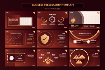 Vector powerpoint presentation slides templates