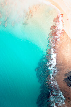 Abstract Aerial Beach Gradient