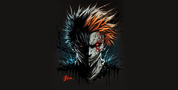 profile picture anime character ichigo style zxc ghost hd wallpaper