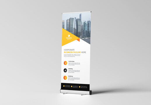 Corporate Business Rollup Banner Layout