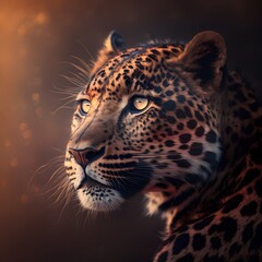 leopard created using AI Generative Technology