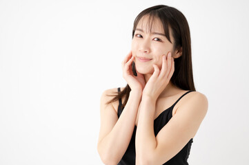 Fototapeta premium 女性 笑顔 ビューティーイメージ 